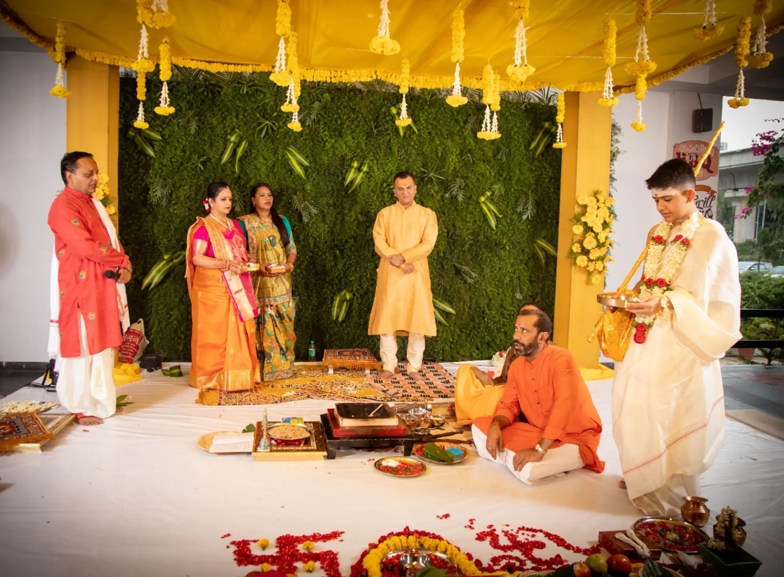 Viraj Thread ceremony